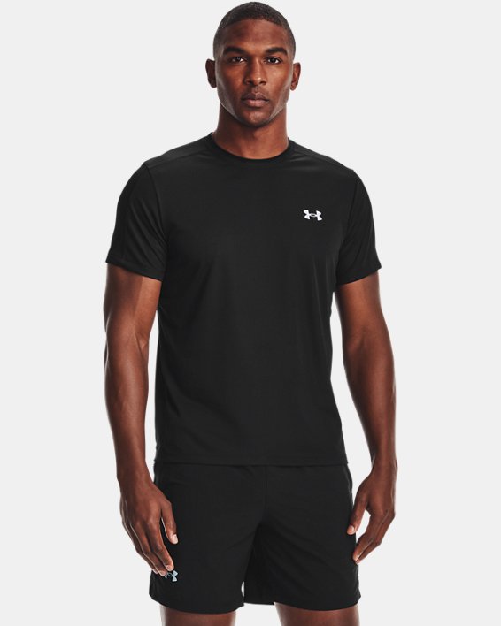 Men's UA Speed Stride Short Sleeve, Black, pdpMainDesktop image number 1